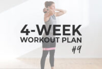 editable free monthly workout plan and meal plan  nourish move love 4 week training program template doc