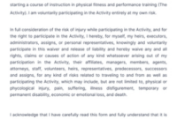 editable personal training liability waiver form template  jotform online personal training terms and conditions template doc