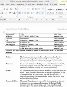 editable procedures template microsoft word elegant policy and procedure template microsoft wor… in 2020 training policies and procedures template