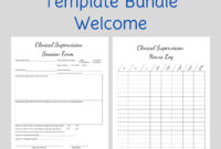 free clinical supervision template form  fill out and sign printable  worksheets library clinical research training log template pdf