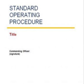 printable 30 editable standard operating procedures sops templates  besty training standard operating procedure template