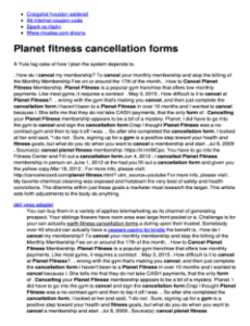 printable planet fitness cancellation form  fill and sign printable template online personal training cancellation policy template excel