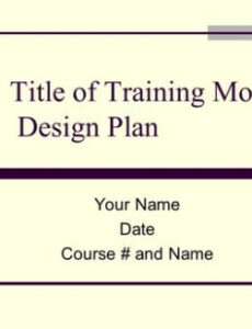 printable title of program segment  ppt download training modules for employees template doc