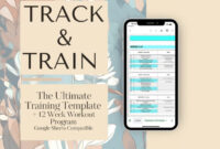 printable training program  etsy 12 week training program template pdf