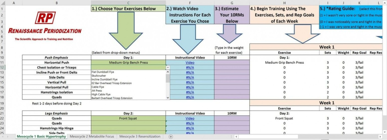 sample download male physique training template renaissance periodization 12 week periodized training program template sample