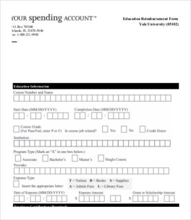 sample reimbursement form template  10 free excel pdf documents download employee training reimbursement agreement template doc