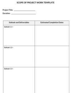 25 simple scope of work templates training scope of work template doc