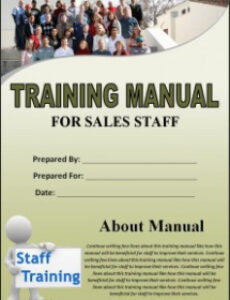 editable training manual template  free formats excel word customer service training manual template word