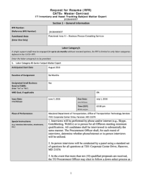 fillable online doit maryland j01b6400037  it inventory and asset tracking subject matter subject matter expert training template pdf