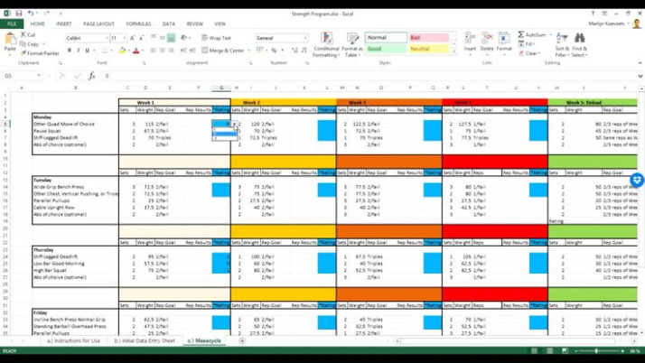 image result for renaissance periodization template  renaissance periodization workout rp male physique training template sample