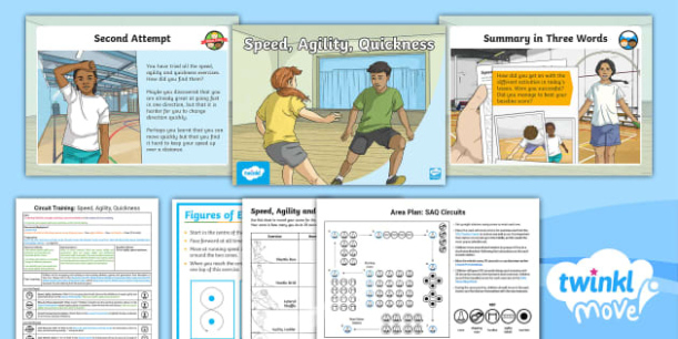 printable circuit training exercises for agility  twinkl  twinkl speed and agility training program template word