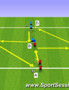 printable footballsoccer passing diamonds technical passing  receiving  academy sessions us soccer training session template excel