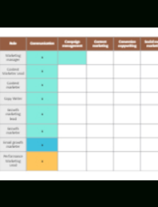 printable grid matrix templates  edrawmax free editable cross training matrix template  excel