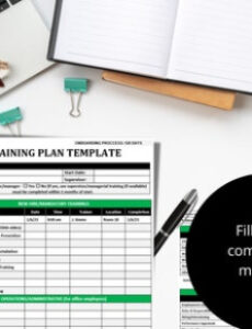 sample new hire training plan template employee onboarding process training tracker hr checklist form new hire training program template