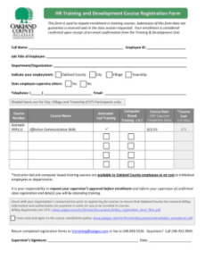 training and development request form template  pdffiller employee training request form template excel