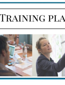 8 sample training plan template  template free download restaurant staff training template sample