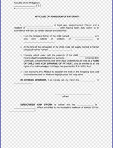 Affidavit Of Heirship California Template Excel