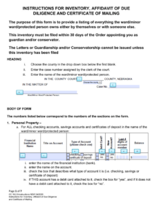 Custom Affidavit Of Due Diligence Template Doc Sample