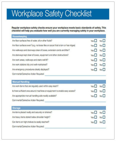 editable 13 safety checklist templates  google docs ms word pages pdf fire safety staff training template pdf