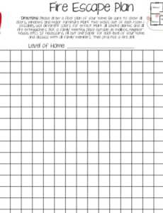 editable fire escape plan worksheet fire safety staff training template excel