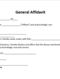 Free Editable Affidavit Of Beneficiary Template Pdf Sample