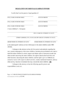 Free Printable Affidavit Of Guardianship For Scholarship Template Word Sample