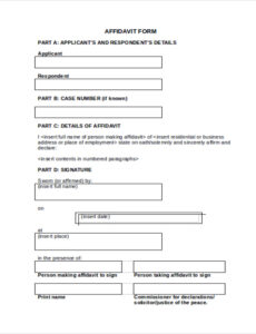 Printable Affidavit Of Domestic Partnership Template Doc Sample