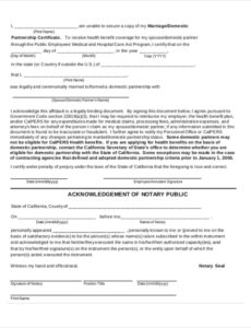 Printable Affidavit Of Eligibility To Marry Template Word Sample