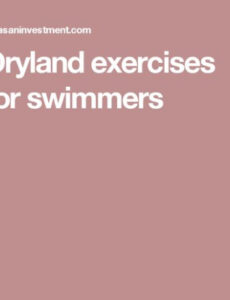 7 best dry land swim workouts ideas  dry land swim workouts workouts for swimmers dryland workout swimming training session template excel