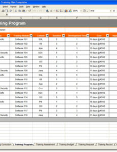 editable training schedule template in excel  printable schedule template corporate training calendar template example