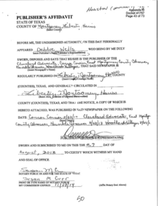 Free Editable Affidavit Of Publication Template Doc