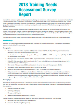 printable 13 sample training needs assessment report in pdf  ms word training program overview template