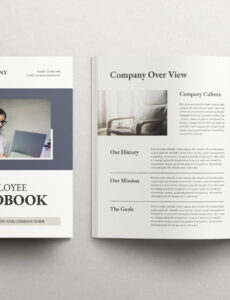 printable employee handbook template 2  design cuts employee training handbook template