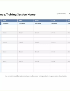 printable training plan template excel free of employee training schedule template excel corporate training calendar template