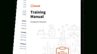 sample creating a training manual can be a drag let&amp;#039;s fix that  toast pos hospitality training manual template pdf